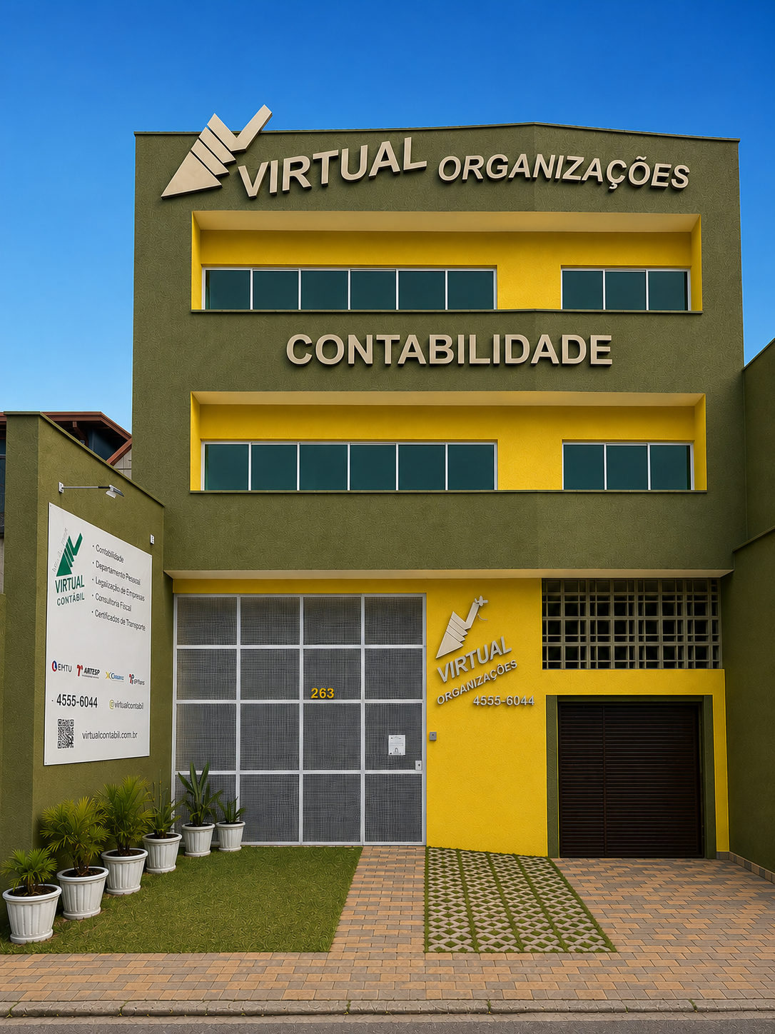 Fachada da Virtual Contábil em Mauá